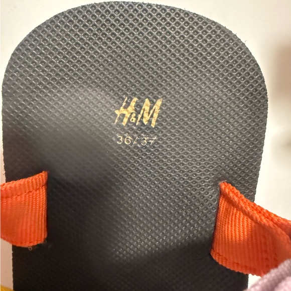 H&M Orange Pink and Yellow Strappy Sandals - Picture 10 of 10